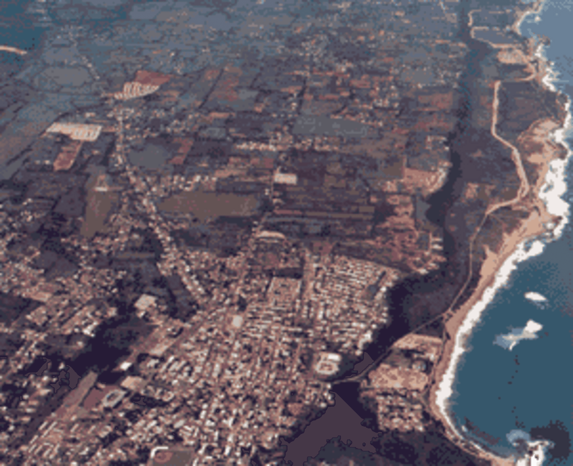 Vista aérea de Isabela